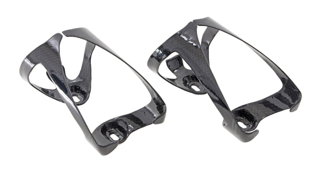 bottle cage for gravel bike Forte Corsa Carbon Water Bottle Cage 1 PAIR 3K Gloss Black Race Bike R – buythemojo