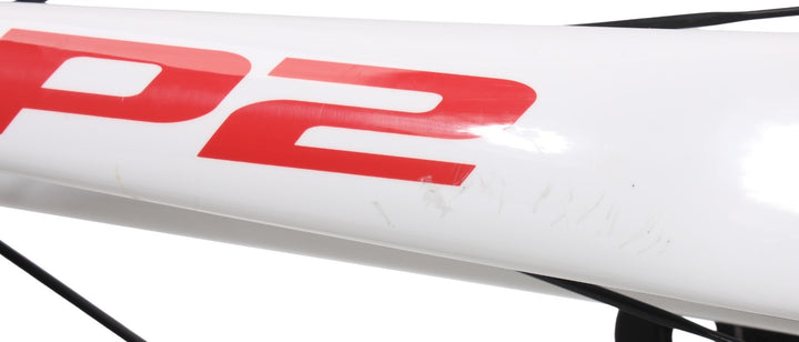 Cervelo P2 Carbon Triathlon Bike 58cm WHITE 2x 11s Power Ultegra Di2 Rim QR 2017