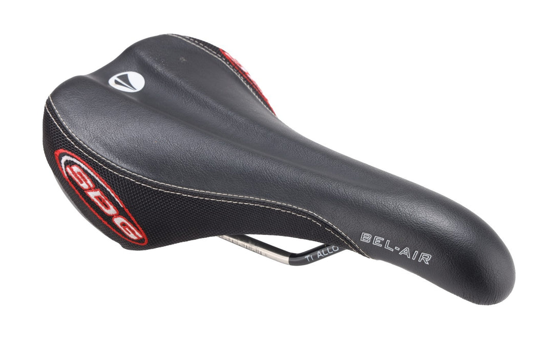 SDG Bel-Air RL Cycling Saddle 140mm BLACK 7 x 7 Ti Alloy Rail Mountain Bike Road