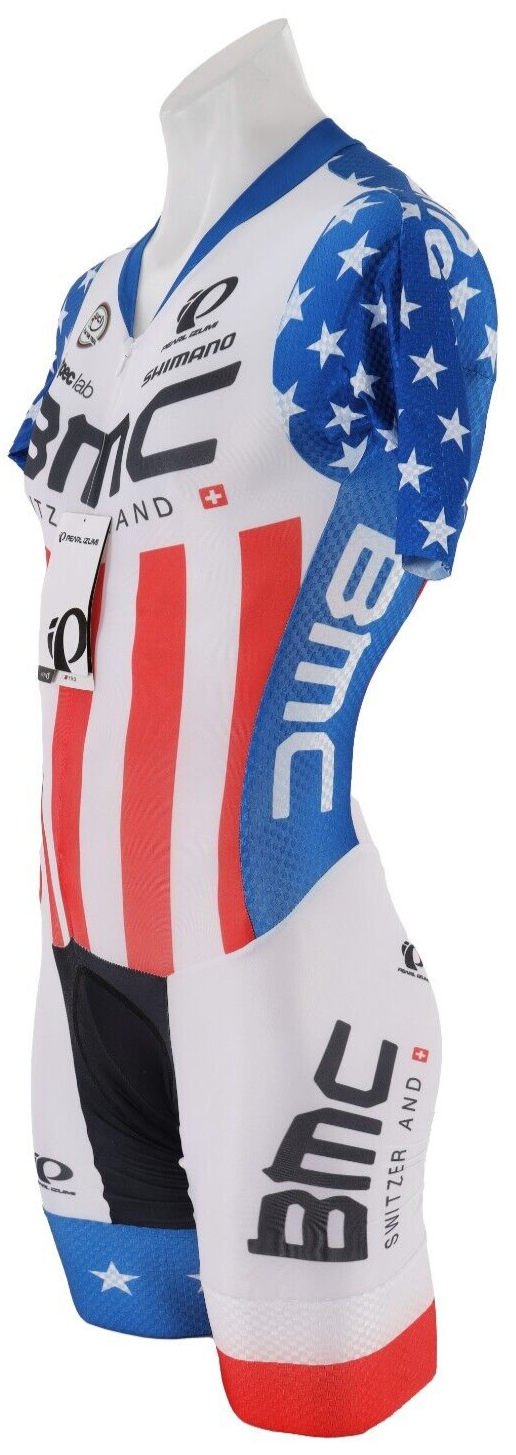 Pearl Izumi BMC Pro Cycling Team USA Champ Short Slv Mach 5 Speedsuit Men MEDIUM