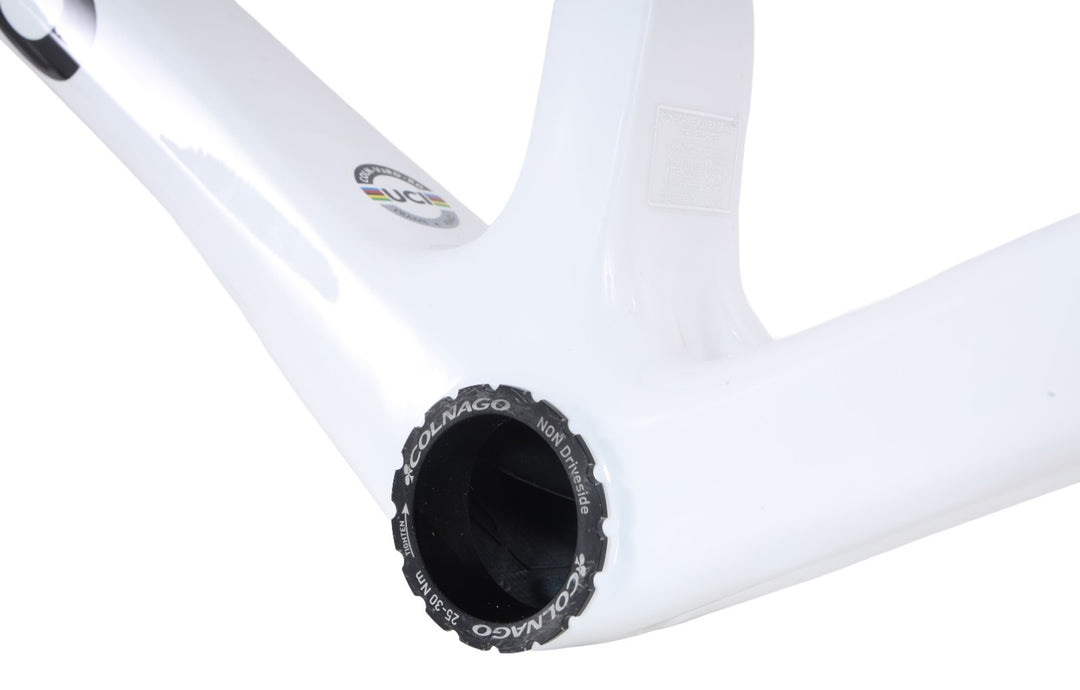 Colnago V3Rs Carbon Disc Road Bike Frameset 56cm White/Blue Thru-Axle 700c 2022