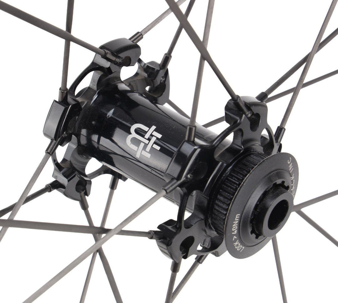 Black Inc 48|58 UD Carbon Spoke Tubeless CL Disc 12s Road Bike Wheelset SRAM XDR