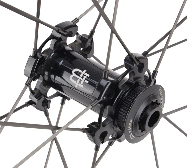 Black Inc 48|58 UD Carbon Spoke Tubeless CL Disc 12s Road Bike Wheelset SRAM XDR