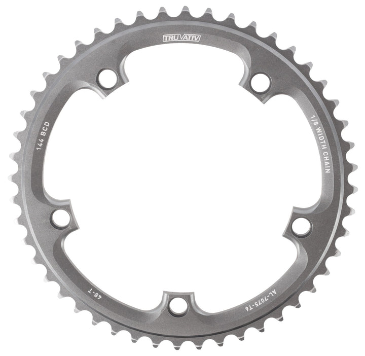 Truvativ Omnium 48T Single Speed Chainring 1/8" Aluminum 144BCD 5-Bolt Track