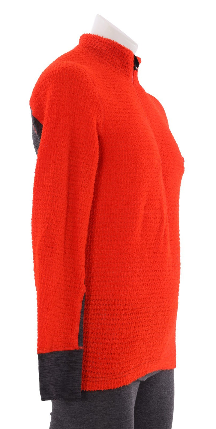 Velocio Alpha Long Sleeve Mid-Weight Layer LARGE Orange Winter Cycling