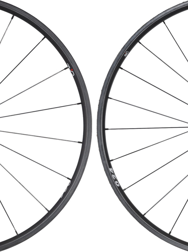 Zero Components 024 Carbon Tubular Road Wheelset Shimano 10 Sp 700c Rim Brake QR
