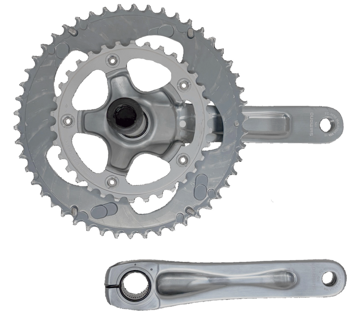 Shimano Tiagra FC-4600 2 x 10 Speed Road Bike Crankset 175mm 50/34T Compact