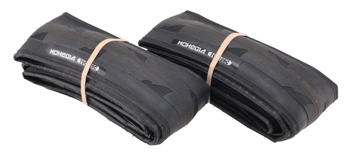 Mohegia Foldable Clincher Road Bike Tires 700 x 28c 1 PAIR w/ Specialized Tubes