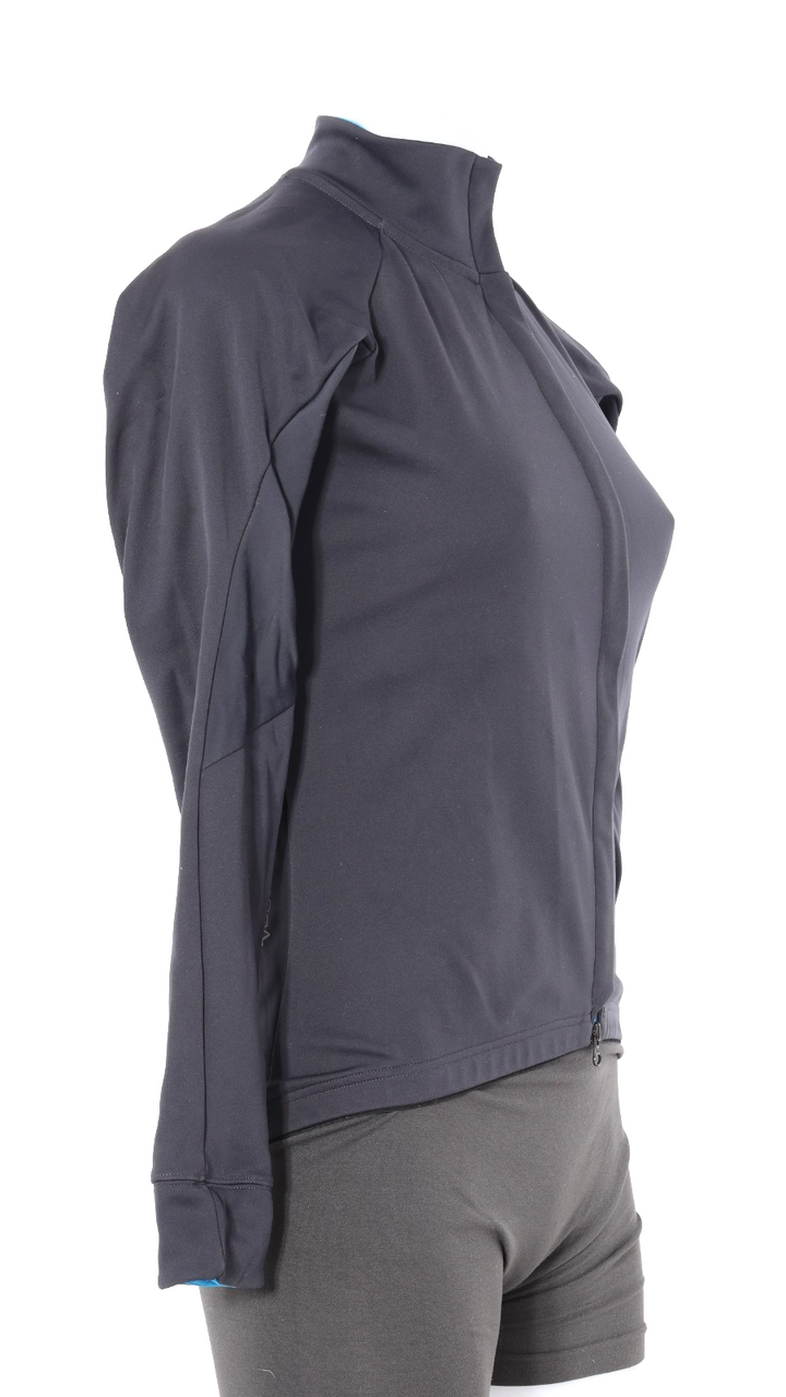Velocio ES Insulated Cycling Jacket Women SMALL Gray Road Bike Gravel Mountain