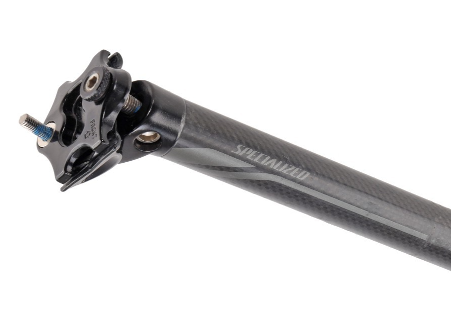 Specialized Carbon Road Bike Seatpost 27.2 x 350mm 20mm Setback 7 x 7mm Rail