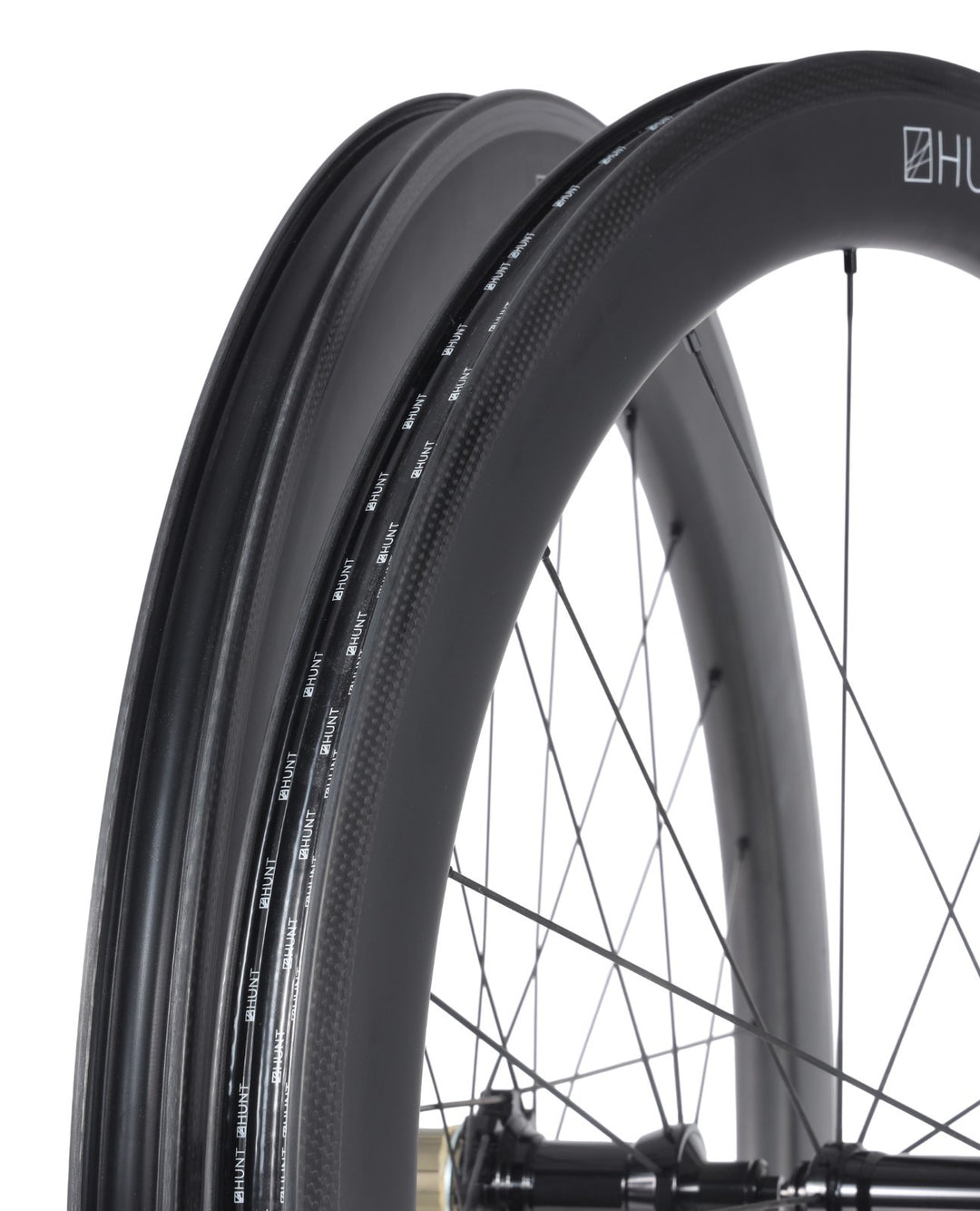 HUNT 52_62 Aerodynamicist Carbon Road Wheelset Tubeless Shimano HG 700c QR Rim