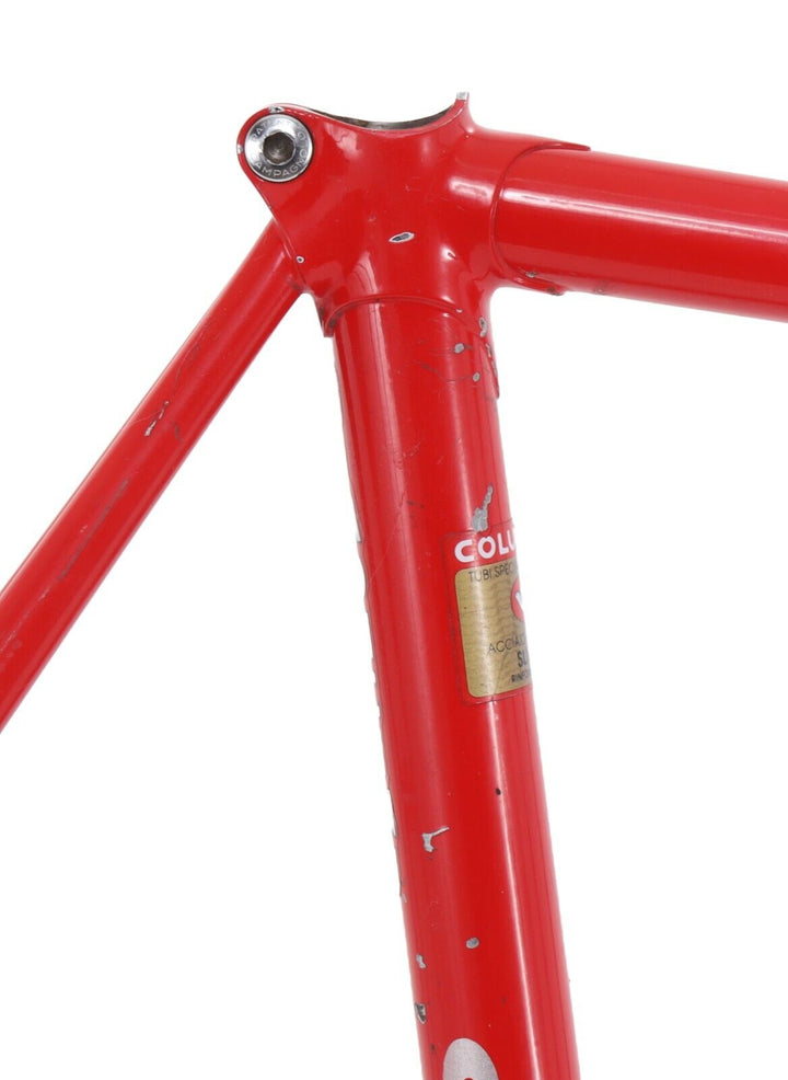 Simoncini Steel Road Bike Frameset 56cm RED 700c Columbus SLX Campagnolo Vintage