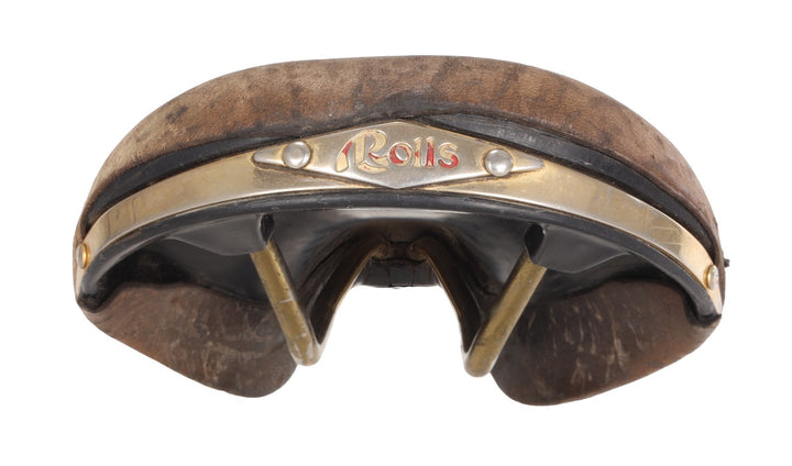 Selle San Marco Rolls Road Bike Saddle 150mm BROWN 7 x 7mm Steel Gold Vintage
