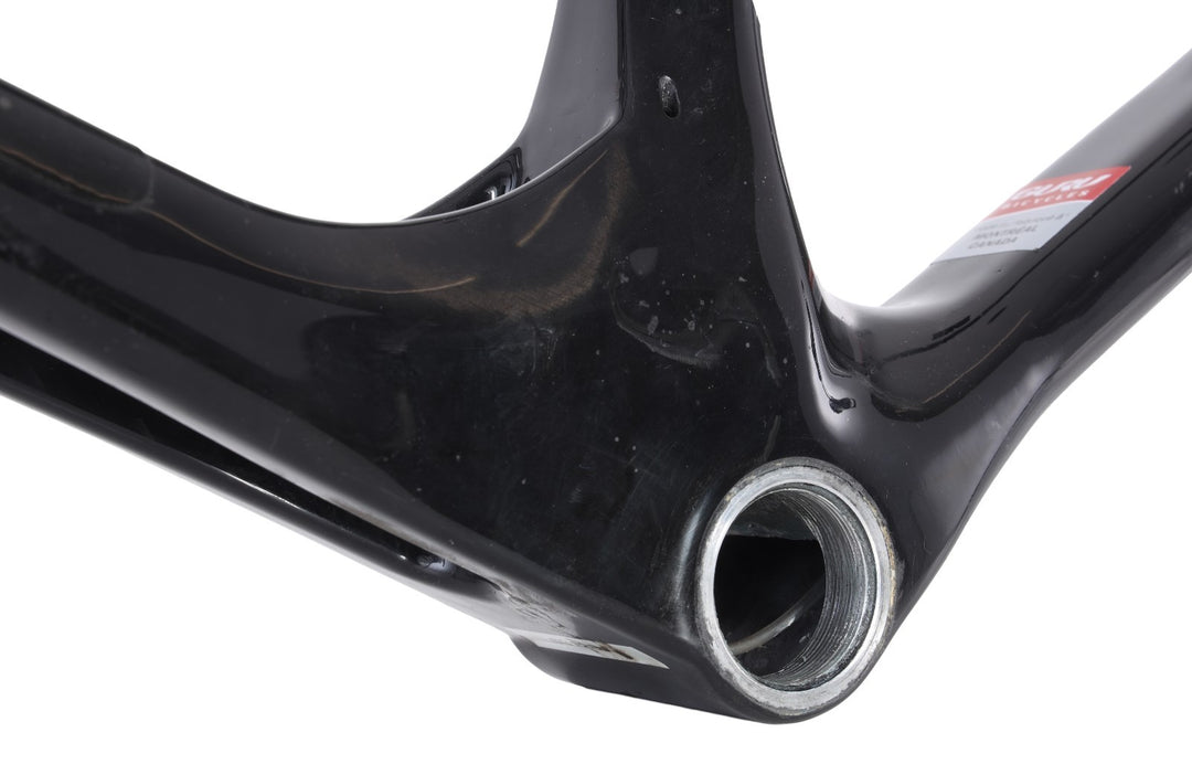 Guru Crono Carbon Triathlon TT Bike Frameset 3T MED 49cm BLACK QR Rim Brake 700c