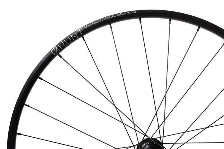 HUNT Trail Wide V2 MTB 27.5" Alloy Mtn Bike FRONT Wheel 6 Bolt Disc 15x 110mm