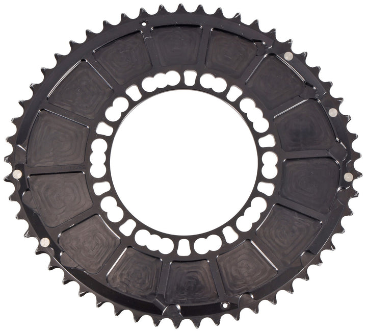 Rotor Q Rings Oval Aero Road Bike OUTER Chainring 9-11s 53T 110mm BCD 5-Bolt Tri