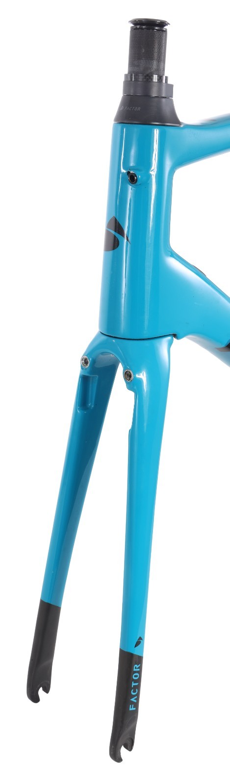 Factor O2 Carbon Road Bike Frameset 56cm Miami Blue 700c QR Rim Brake Race 2020