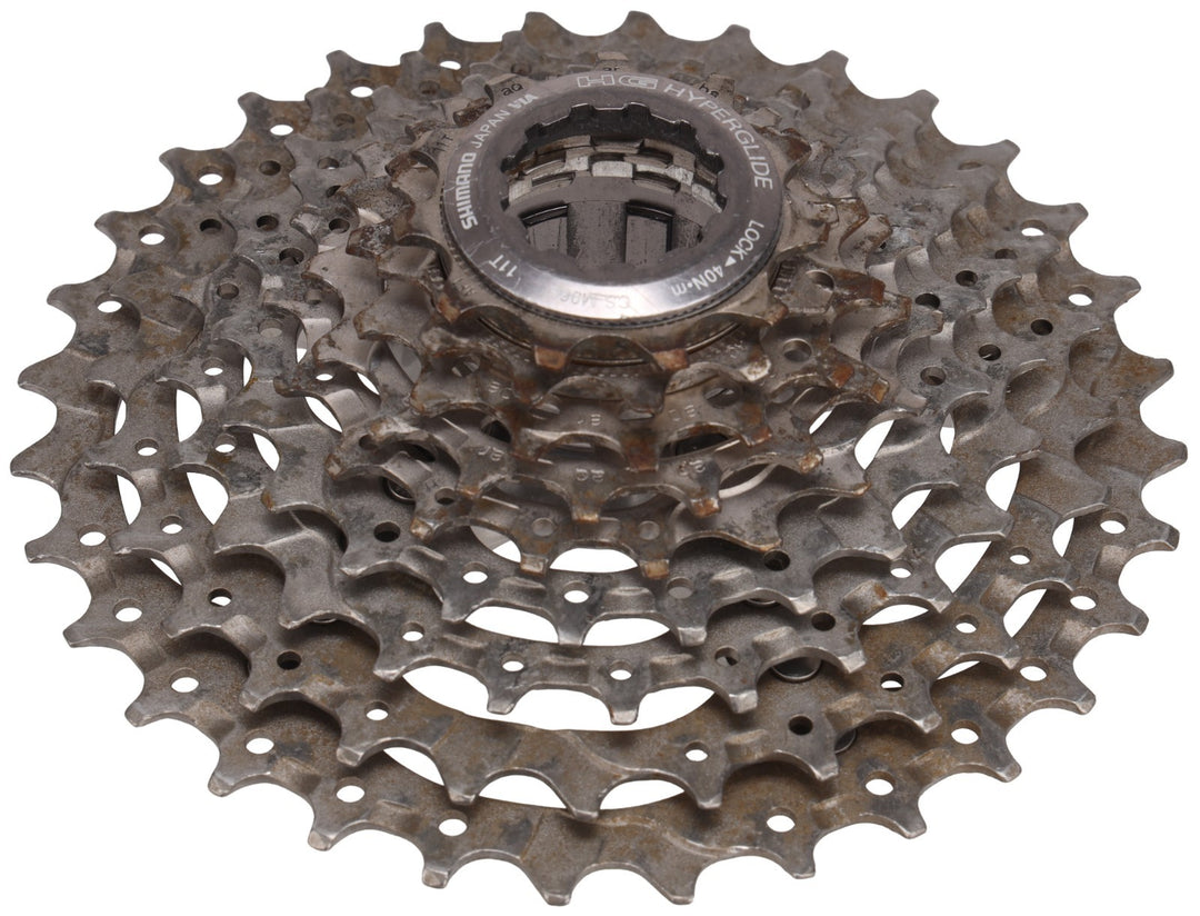 Shimano XTR CS-M960 9 Speed Mountain Bike Cassette 11-32T Titanium MTB XC