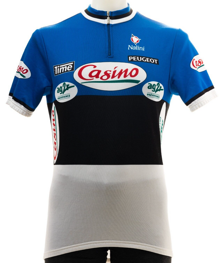 Nalini Pro Team Casino AG2R Jersey Short Sleeve Men LARGE Road Race Gravel Bike