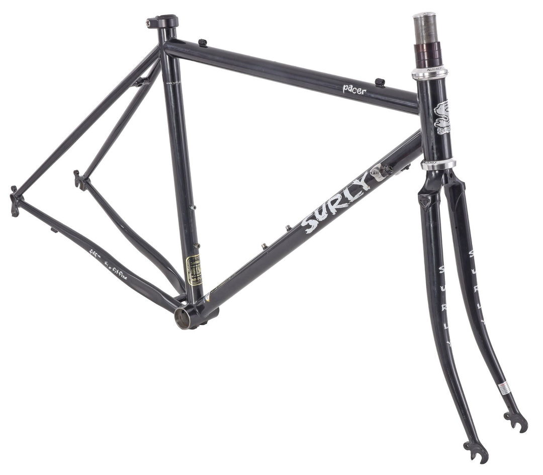 Surly Pacer Steel Road Bike Frameset 50cm BLACK 700c Race Cycling 4130 CX 2002