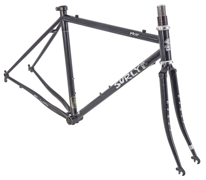 Surly Pacer Steel Road Bike Frameset 50cm BLACK 700c Race Cycling 4130 CX 2002
