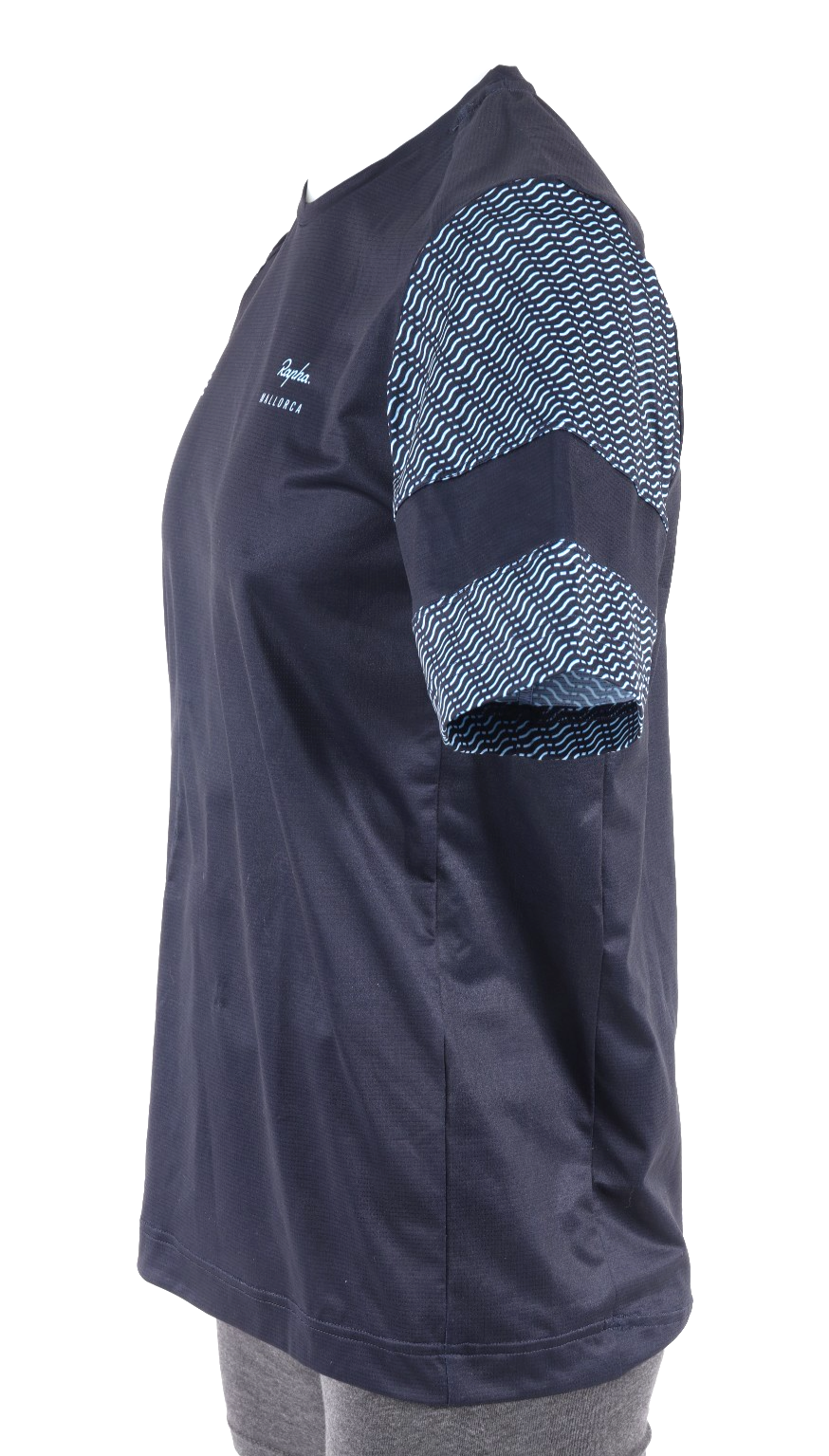 Rapha Mallorca Technical Short Sleeve Mountain Bike Jersey Men MEDIUM Blue