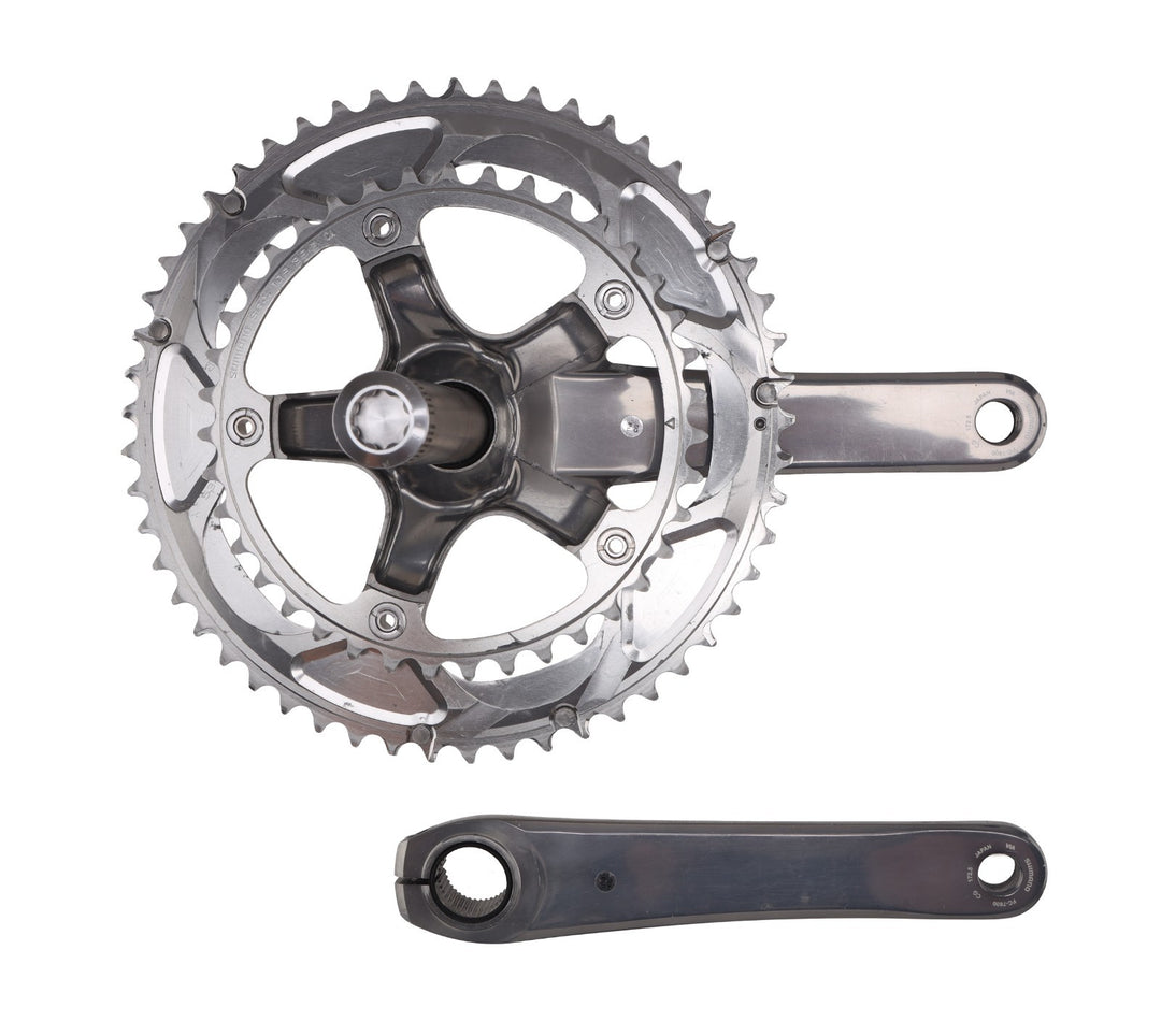 Shimano Dura-Ace FC-7800 2x 10 Sp Road Bike Crankset 172.5mm 53/39T 130 BCD + BB