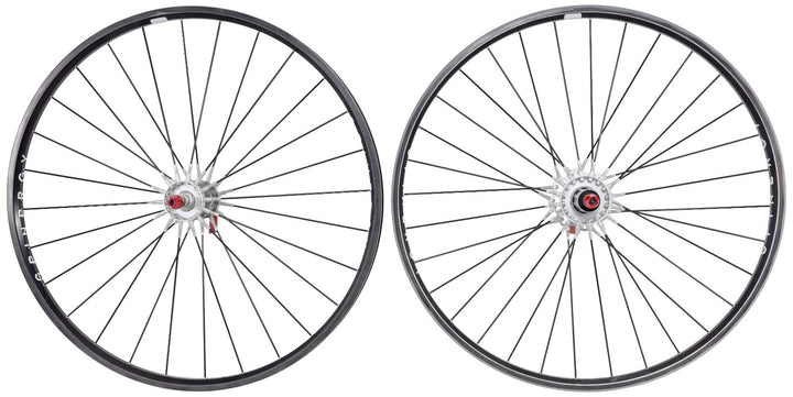 Spinergy Spox 26" Alloy 9/10s Carbon Spoke Mtn Bike Wheelset Shimano QR Vintage