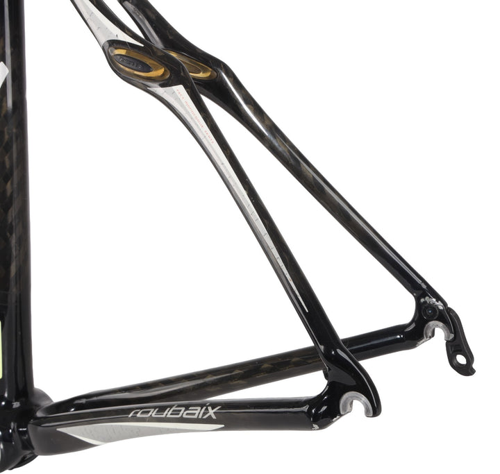 Specialized Roubaix Pro Carbon Road Bike Frameset 58cm BLACK 700c QR Rim 2008