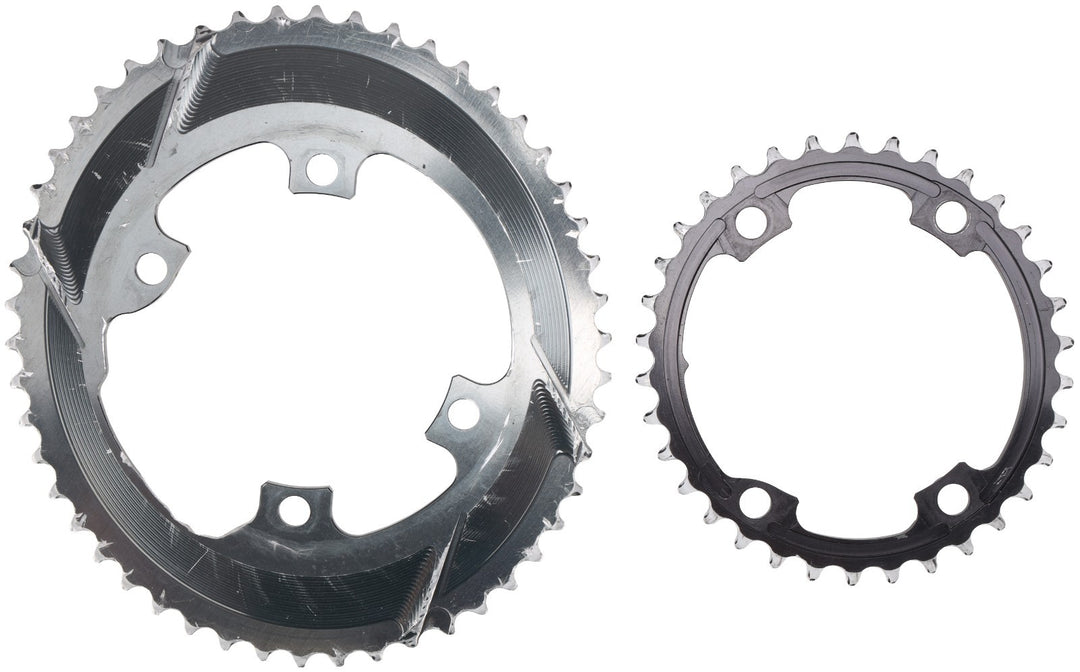 absoluteBLACK Premium Oval 50/34T Chainring SET Shimano 11 Sp 110mm BCD 4-Bolt