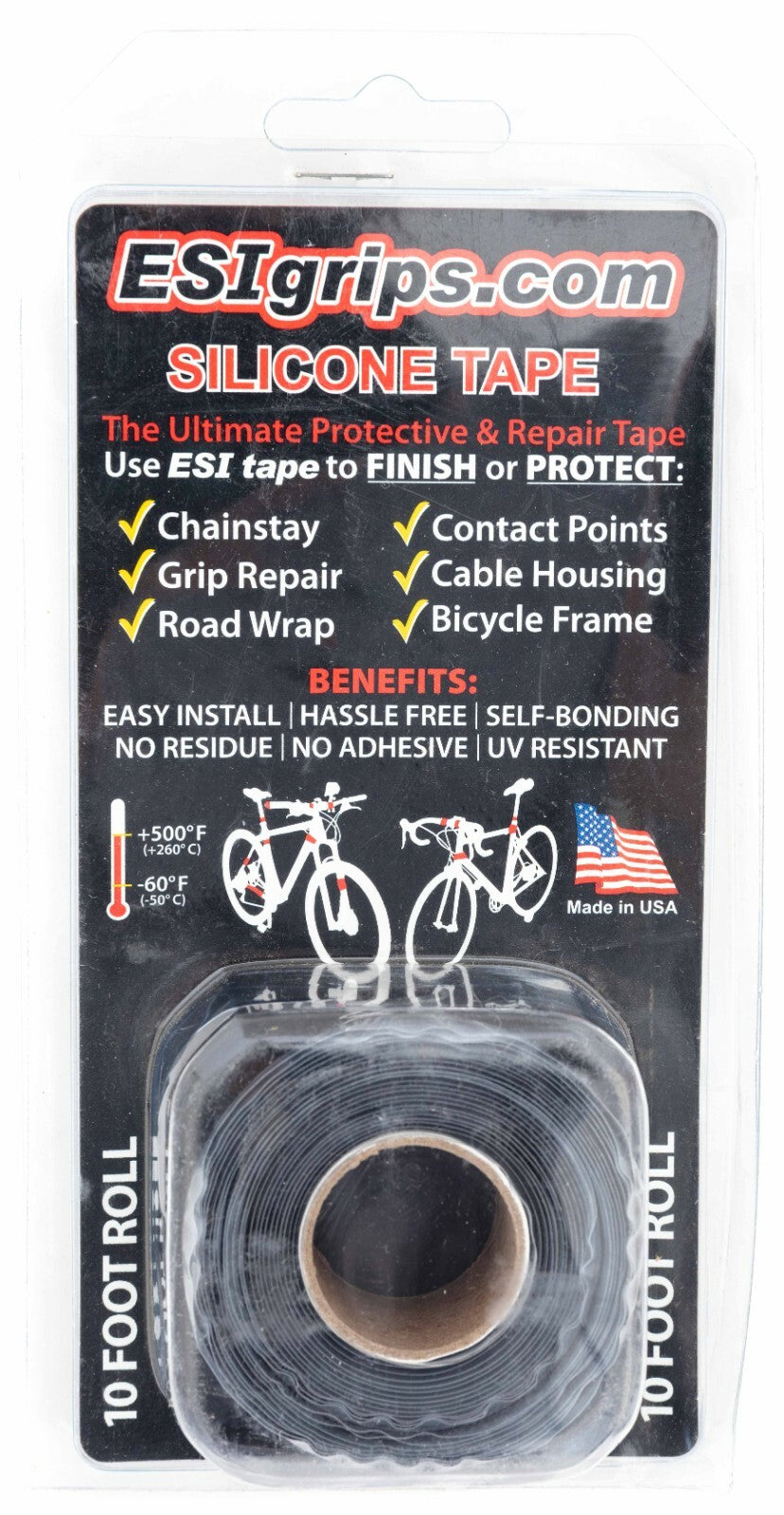 ESI Silicone Tape Protective BLUE Bike Chainstay Frame Cable Road MTB Gravel CX