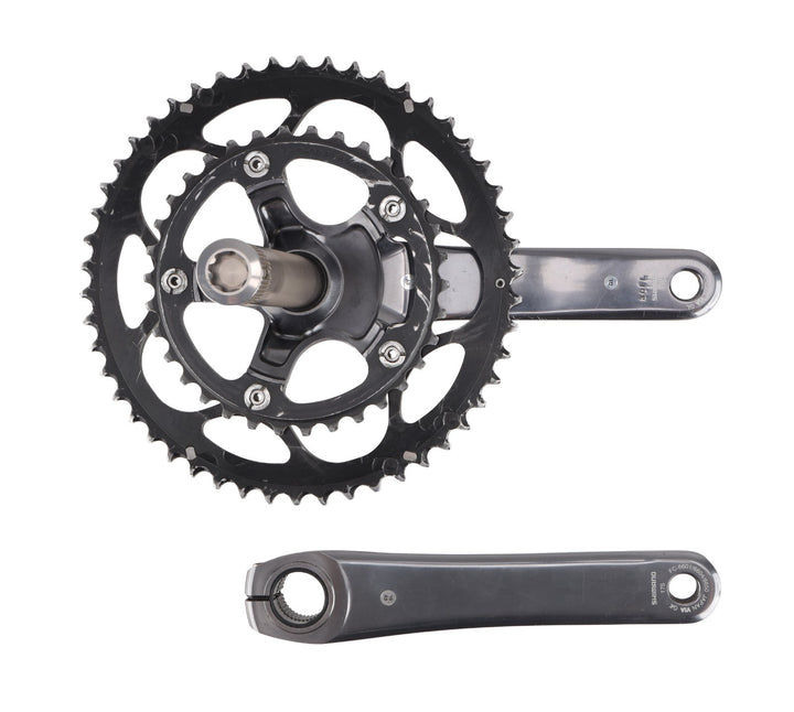 Shimano Ultegra FC-6650 2 x 10 Spd Compact Road Bike Crankset 175mm 50/34T w/ BB