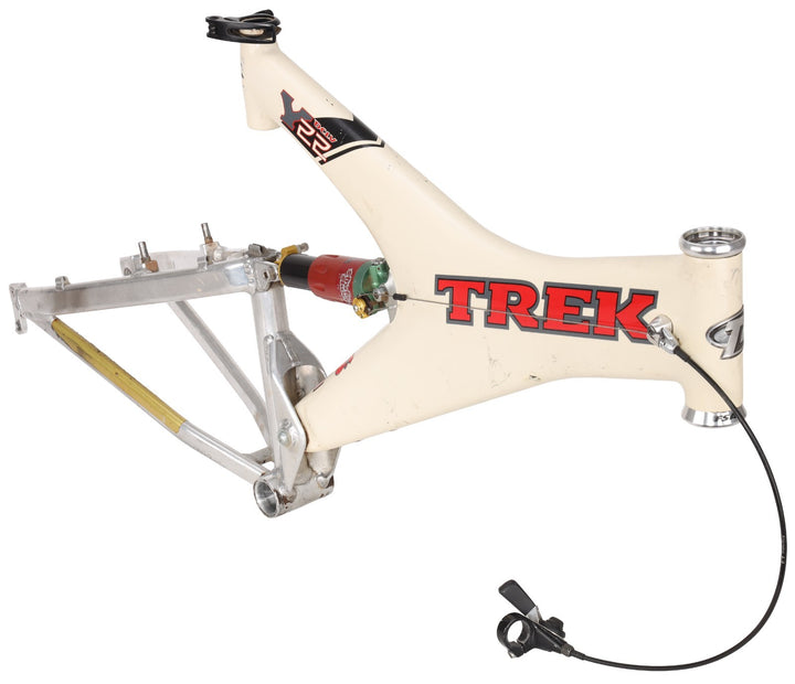 Trek Y22 OCLV Carbon Mtn Bike Frameset 26" LG 19.5" CREAM V-Brake 1997 FOR PARTS
