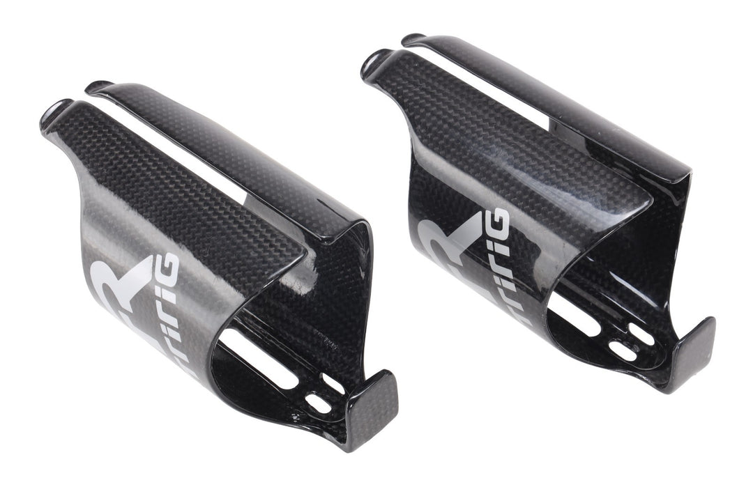 TriRig Kappa Carbon Fiber Triathlon Bike Water Bottle Cages 1 PAIR Gloss TT
