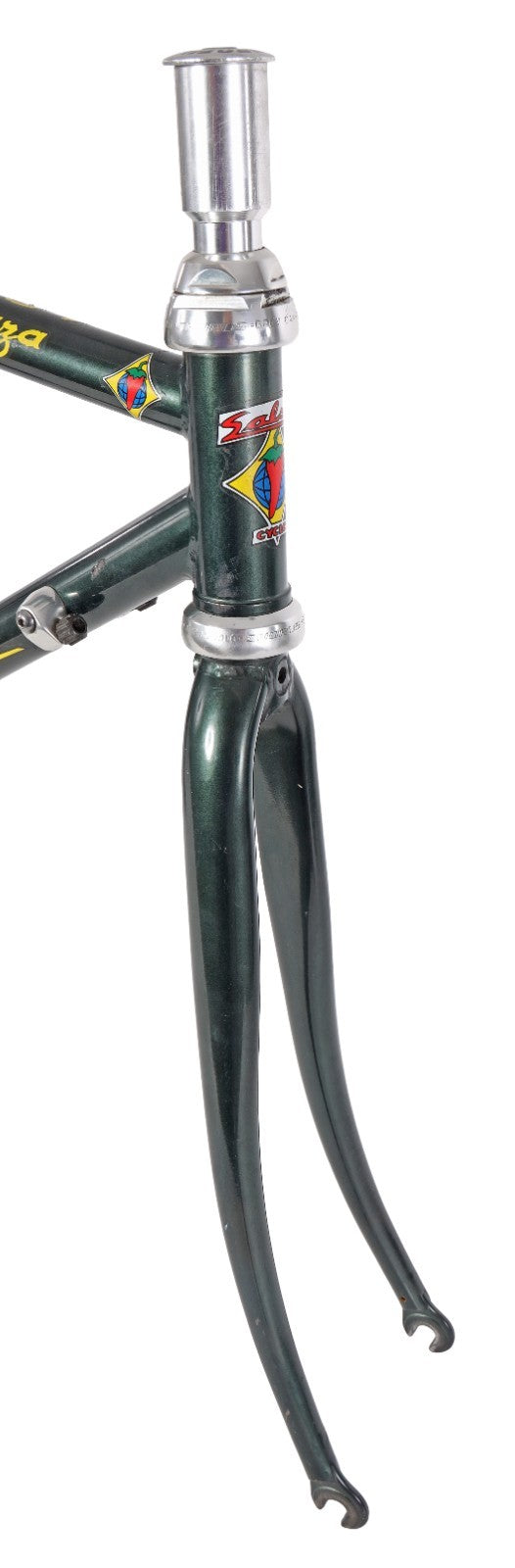 Salsa La Raza Steel Road Bike Frameset 44cm GREEN 700c Race Cycling Vintage '90s