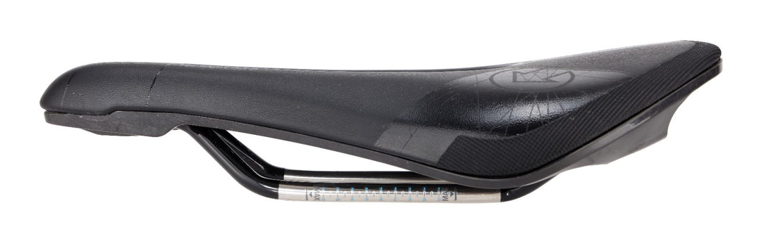 PRO Stealth Off Road Carbon Mountain Bike Saddle 142mm 7 x 7mm INOX Rail Black