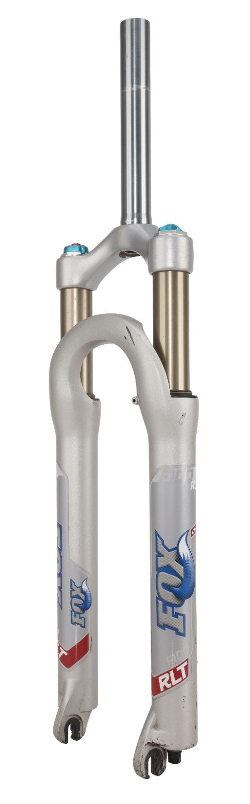 Fox Factory F100 RLT 32 Disc Mountain Bike Fork 26" 100mm w/ Lockout SILVER QR