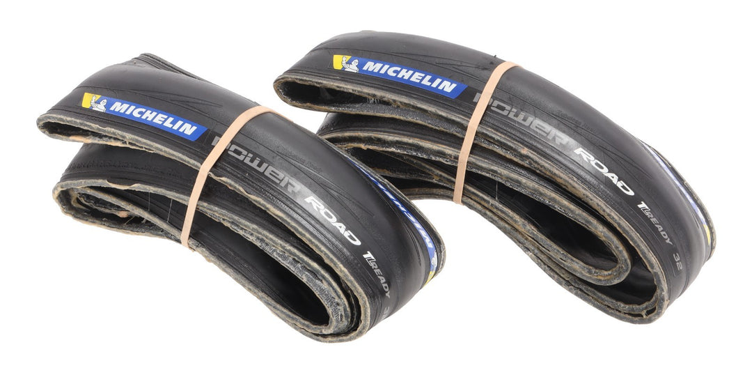 Michelin Power Road Bike Tubeless Tires 700 x 32c PAIR Race BLACK Cycling