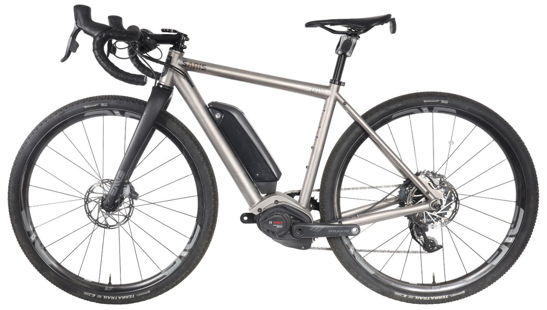 Saris Titanium 1x 12 Sp Road City eBike 52cm Bosch Power Class 3+ SRAM Force AXS