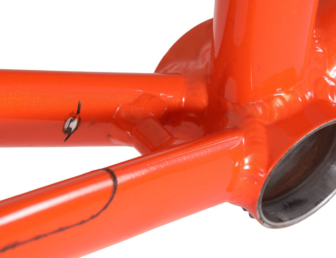 Primus Mootry Alloy Road Bike Frame 56cm ORANGE 700c QR Rim Brake Made In USA