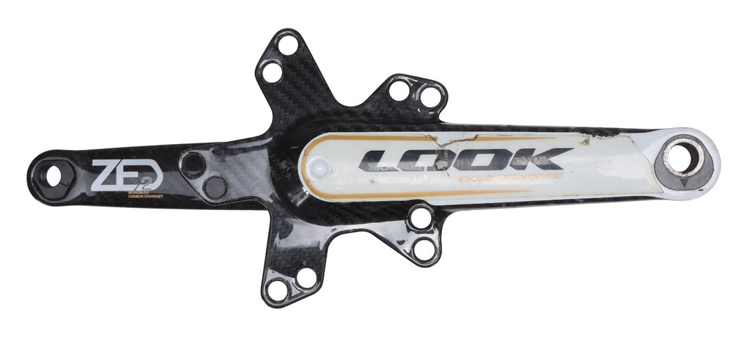 LOOK ZED2 Monobloc Carbon Road Bike Crankset 170-175mm Tri-Lobe 130/110mm BCD