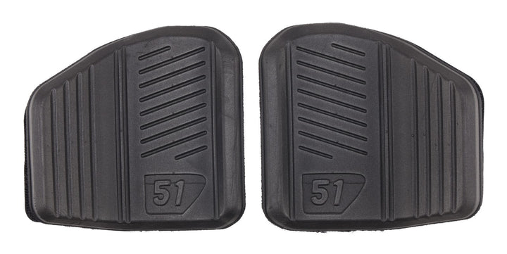 51 Speedshop High Sided Arm Cup PADS ONLY Left + Right Black Triathlon TT Bike