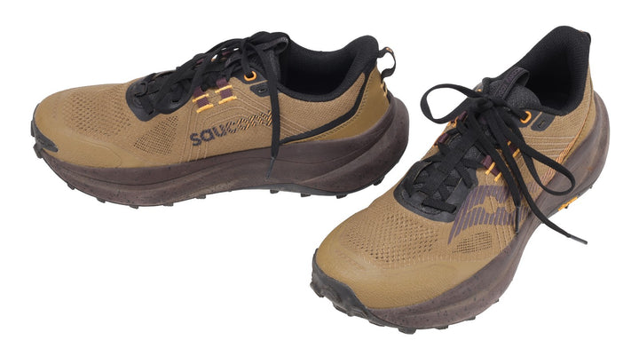 Saucony Xodus Ultra 4 Trail Running Shoes US Men 9 EU 42.5 Kodiak/Wine Vibram