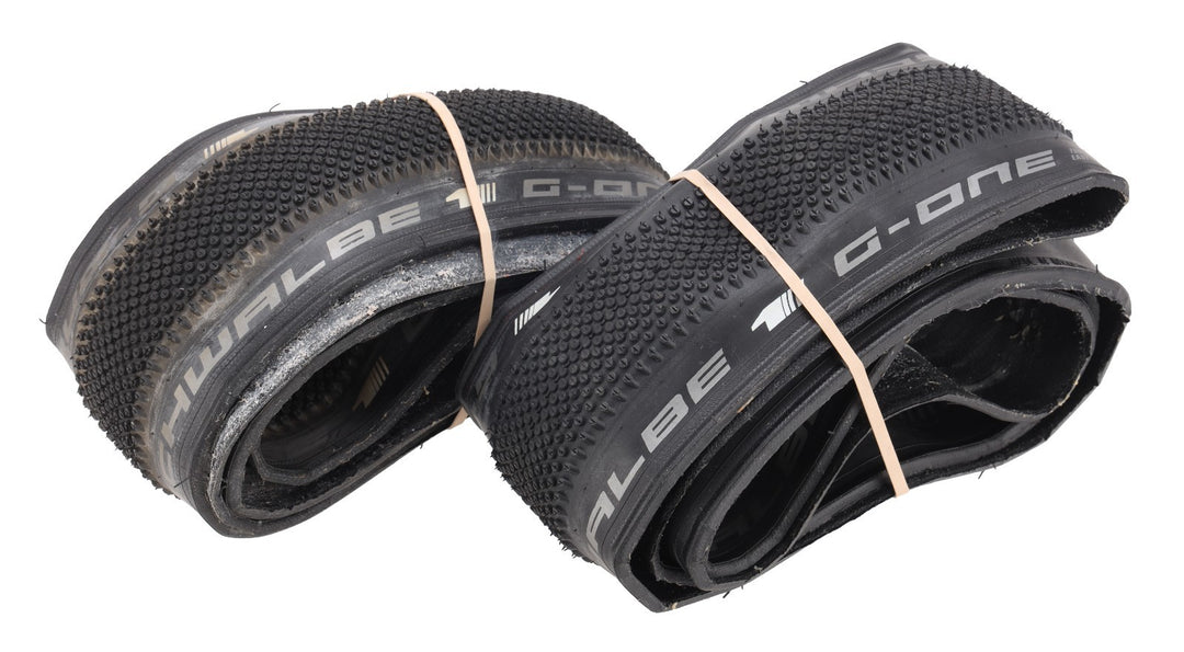 Schwalbe G-One Tubeless Gravel Bike Tires 650 x 38c 1 PAIR BLACK Adventure