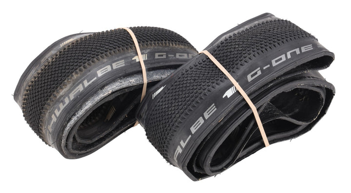 Schwalbe G-One Tubeless Gravel Bike Tires 650 x 38c 1 PAIR BLACK Adventure