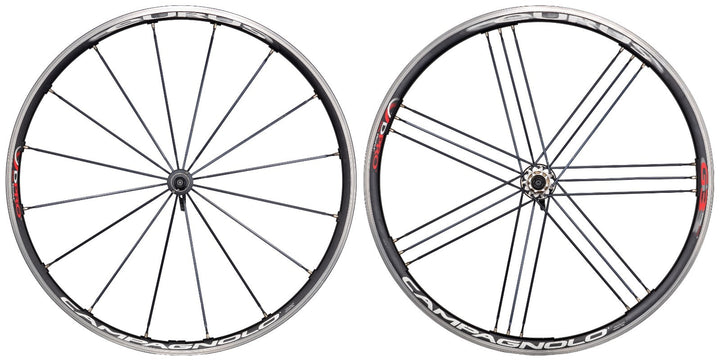 Campagnolo Eurus Mega-G3 Alloy Clincher Wheelset 9-12 Sp Rim Brake QR 700c Italy