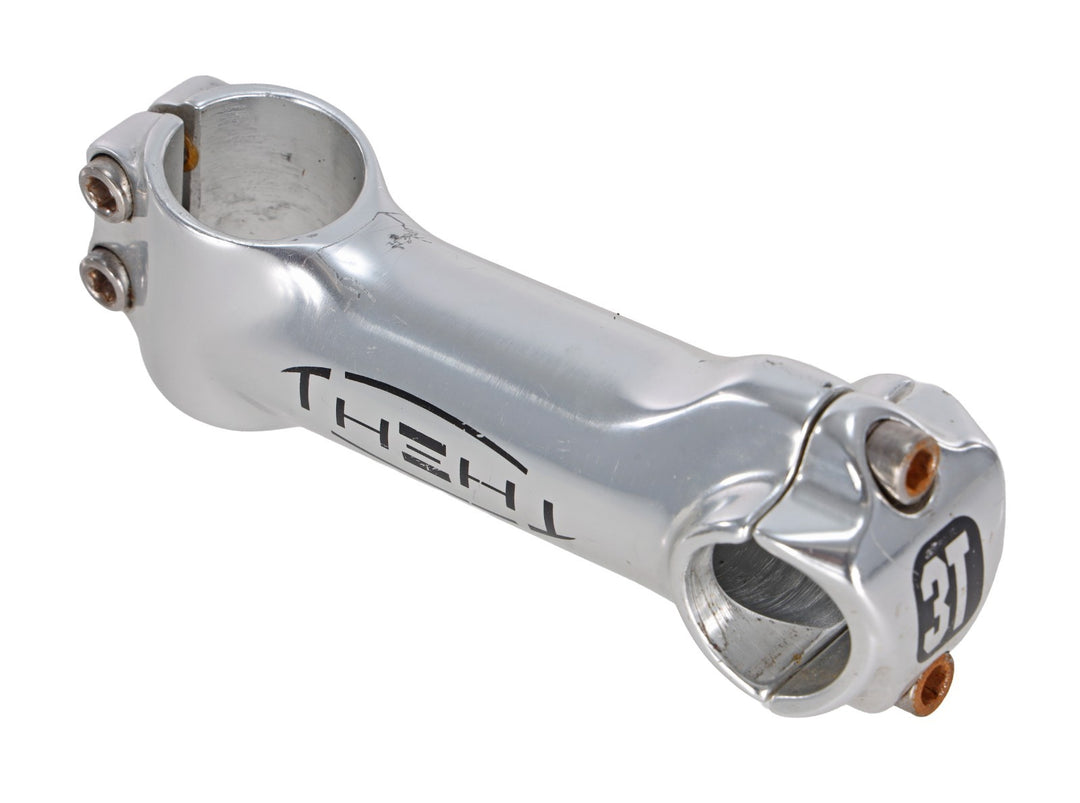 3T "The Stem" Alloy Road Bike Stem 25.4. x 100mm +/-17º SILVER 1 1/8"