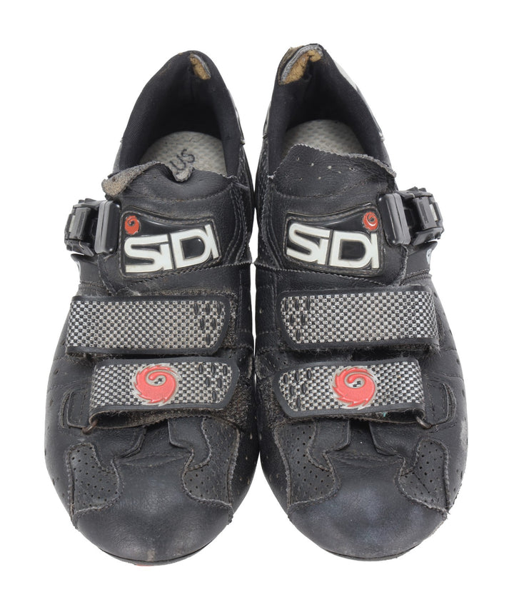 Sidi Genius Road Bike Shoes EU 40 US Men 7.5 Black 3-Bolt Cycling Race Gravel