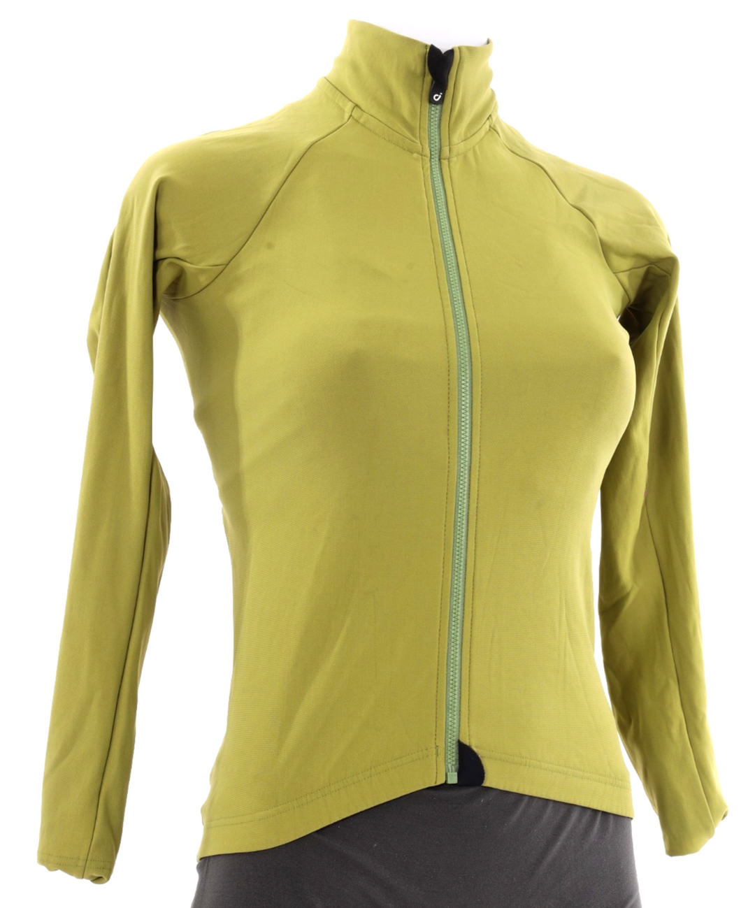 Velocio Thermal Long Sleeve Cycling Jersey Women XS Green Winter Cycling Gravel