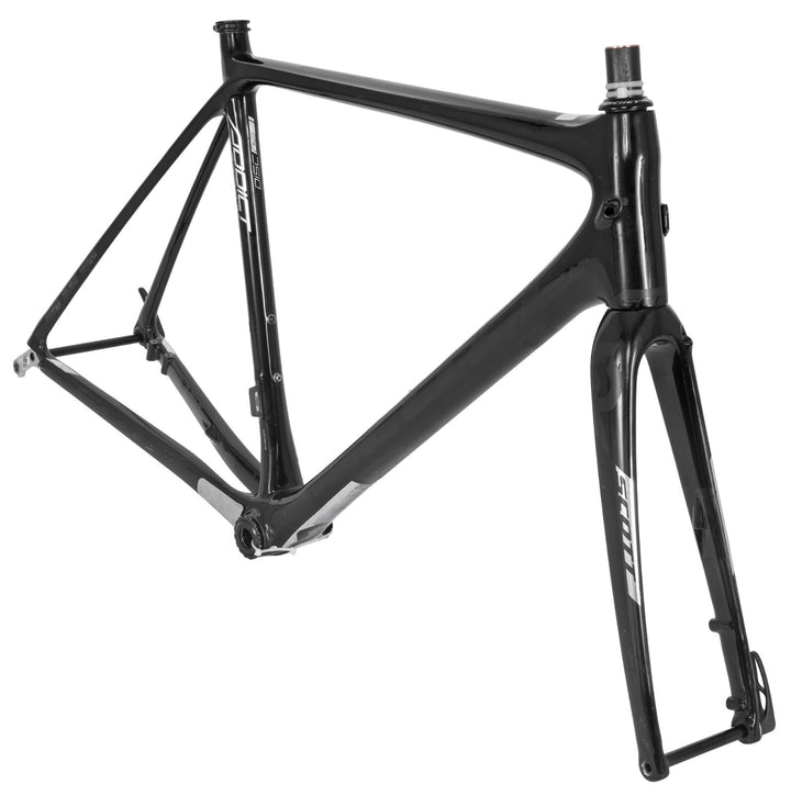 Scott Addict Premium Disc Di2 Carbon Road Bike Frameset LARGE Black Race 2017